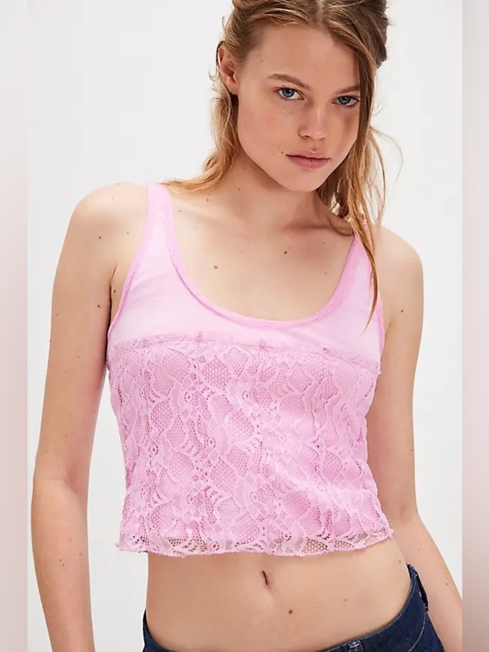 Free People Cosette Corset Tank Top